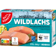 GUT&GÜNSTIG Pazifischer Wildlachs 250 g 