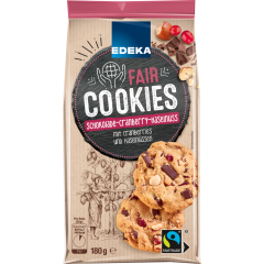 EDEKA Cookies Zartbitter Cranberry Haselnuss 180 g 