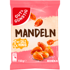 GUT&GÜNSTIG Mandeln mit Salz & Honig 150 g 