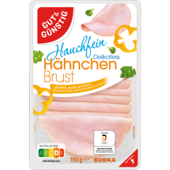 GUT&GÜNSTIG Hauchfein Hähnchenbrust 150 g 