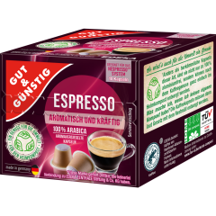 GUT&GÜNSTIG Kaffeekapseln Espresso 10 x 5,2 g 