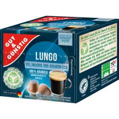 GUT&GÜNSTIG Kaffeekapseln Lungo 10 x 5,2 g 