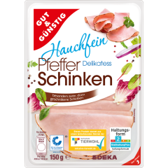 GUT&GÜNSTIG Hauchfein Pfefferschinken 150 g 