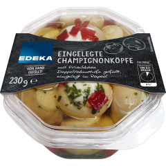 EDEKA Antipasti Eingelegte Champignons mit Frischkäse 230 g 