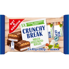 GUT&GÜNSTIG Crunchy Break Riegel 5 x 40 g 
