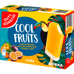 GUT&GÜNSTIG Cool Fruits Orange-Maracuja, 6 Stück 360 ml 