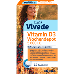 elkos Vivede Vitamin D3 Wochendepot 12 Stück 