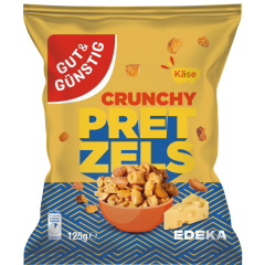 GUT&GÜNSTIG Crunchy Pretzel Cheddar Cheese 125g 