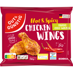 GUT&GÜNSTIG Chicken Wings Hot & Spicy 750 g 