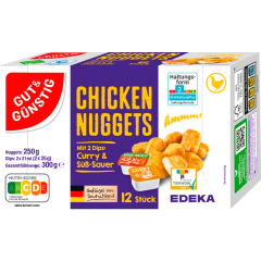 GUT&GÜNSTIG Chicken Nuggets mit Dip 300 g 