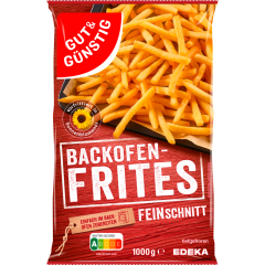 GUT&GÜNSTIG Backofen-Frites Feinschnitt 1000 g 