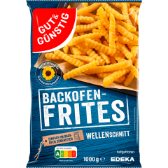 GUT&GÜNSTIG Backofen-Frites Wellenschnitt 1000 g 