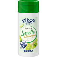 EDEKA elkos Duschgel Limette & Zitronengras 50 ml 