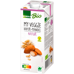 EDEKA Bio My Veggie Veganer Hafer-Mandeldrink 1 L 