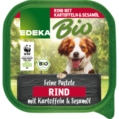 EDEKA Bio Feine Pastete Rind mit Kartoffeln & Sesamöl 150 g 