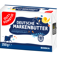 GUT&GÜNSTIG Deutsche Markenbutter 250 g 