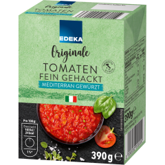 EDEKA Originale Tomaten fein gehackt, mit Kräutern 390 g 