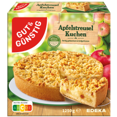 GUT&GÜNSTIG Apfelstreusel-Kuchen 1250 g 
