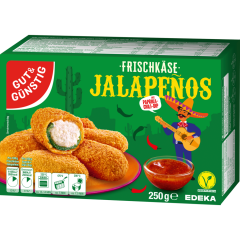 GUT&GÜNSTIG Frischkäse Jalapeños 250 g 