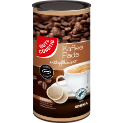 GUT&GÜNSTIG Kaffee-Pads entkoffeiniert 144 g 