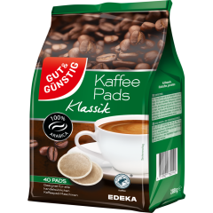 GUT&GÜNSTIG Kaffee-Pads Klassik 144 g 