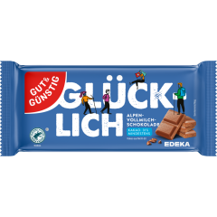 GUT&GÜNSTIG Alpenrahm-Vollmilch-Schokolade 200 g 
