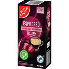 GUT&GÜNSTIG Kaffeekapseln Espresso 20 x 5,2 g 