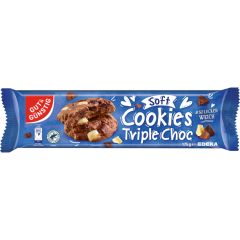 GUT&GÜNSTIG Soft Cookies Triple Choc 175 g 