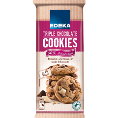 EDEKA Triple Chocolate Cookies 200 g 