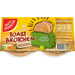 GUT&GÜNSTIG Weizen-Toastbrötchen 335 g 