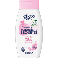 EDEKA elkos Shampoo Natürliche Schönheitsmomente mit Hafermilch 250 ml 