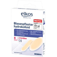 elkos HEALTH Blasenpflaster hydrokolloid 8 Stück 