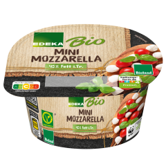 EDEKA Bio Mini Mozzarella 45% Fett i.Tr. 250 g 