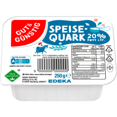 GUT&GÜNSTIG Speisequark 20% Fett i. Tr. 250 g 
