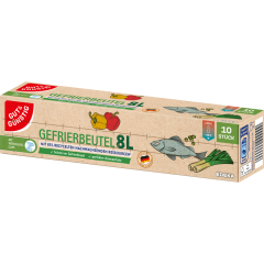 GUT&GÜNSTIG Gefrierbeutel (Recycl. Ress.) 8 Liter 10 Stück 