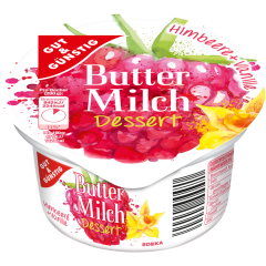 GUT&GÜNSTIG Buttermilch-Dessert Himbeere-Vanille 200 g 