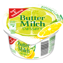 GUT&GÜNSTIG Buttermilch-Dessert Zitrone-Limette 200 g 