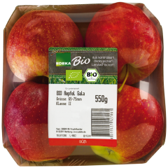 EDEKA Bio Äpfel, Gala, Bio Klasse 	II 550g 