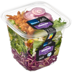 EDEKA deli Cube Salat Hähnchen und Rotkohl 200 g 
