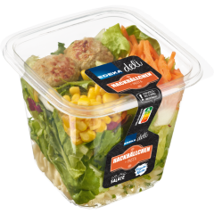 EDEKA deli Cube Salat Hackbällchen und Pasta 200 g 