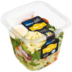 EDEKA deli Cube Salat Käse und Ei 175 g 