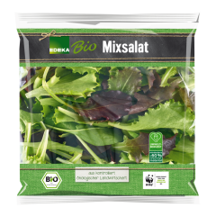 EDEKA Bio Salat-Mix Batavia rot,Batavia grün,Blattspinat 100g 