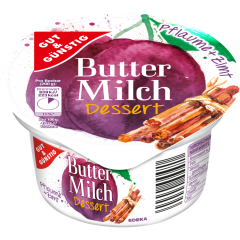 GUT&GÜNSTIG Buttermilch-Dessert Pflaume-Zimt 200 g 