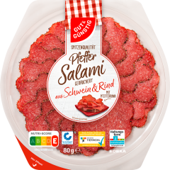GUT&GÜNSTIG Pfeffer-Salami 80 g 