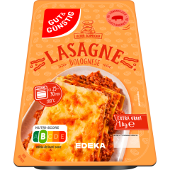 GUT&GÜNSTIG Lasagne Bolognese Schweinefleisch 1000 g 