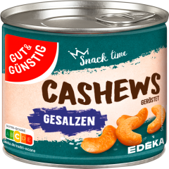 GUT&GÜNSTIG Cashews, geröstet & gesalzen 150 g 