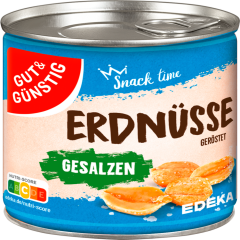 GUT&GÜNSTIG Erdnüsse, geröstet & gesalzen 200 g 