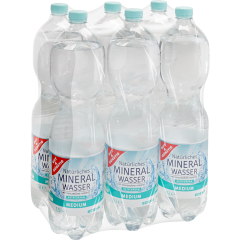 GUT&GÜNSTIG Mineralwasser medium 6x1,5 l 