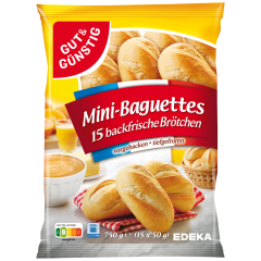 GUT&GÜNSTIG Mini-Baguettes 750 g 