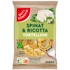 GUT & GÜNSTIG Tortelloni mit Spinat-Ricotta 400 g 